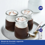 Mousse de chocolate y aguacate